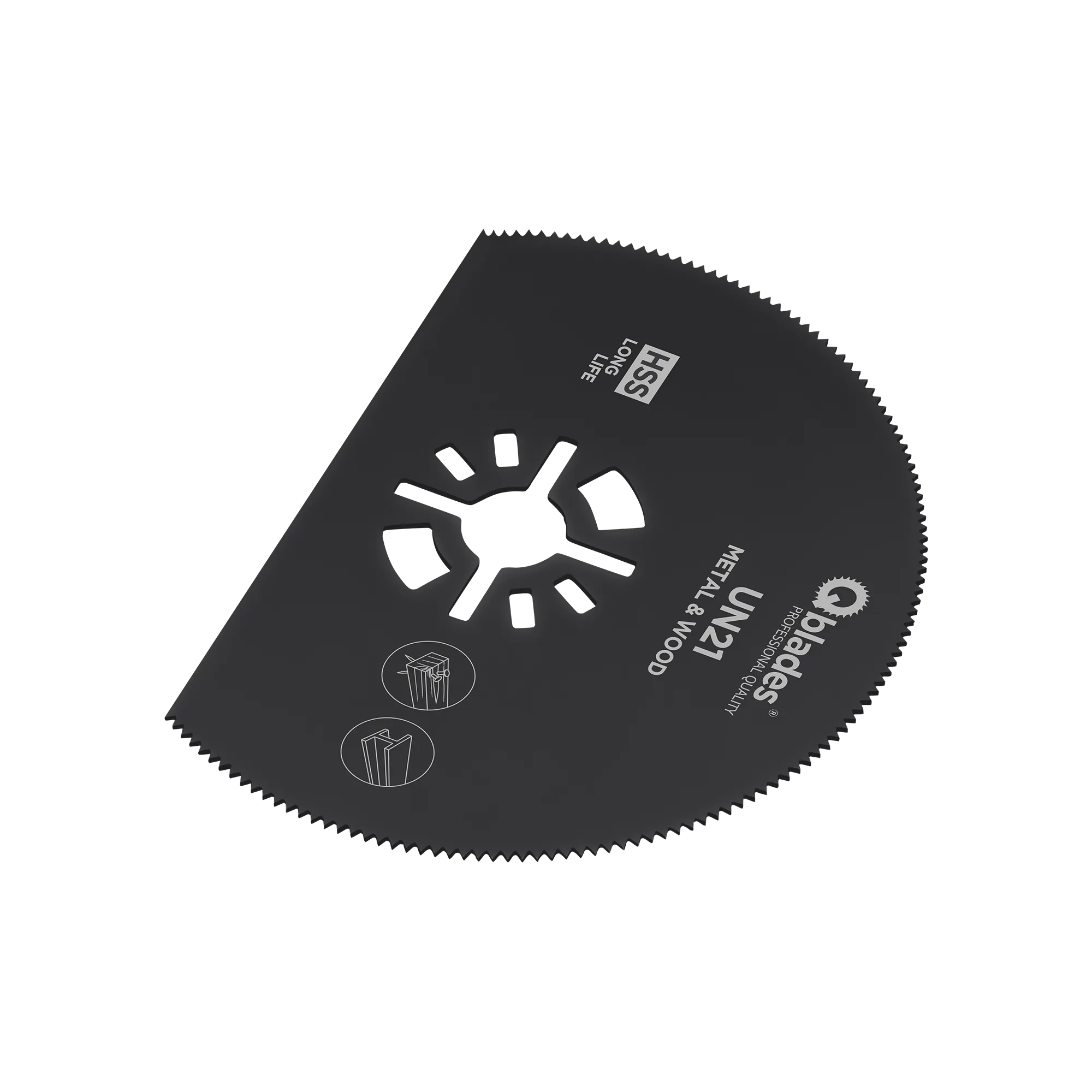 Qblades - UN21 | Zaagblad HSS 80mm | 1 stuks
