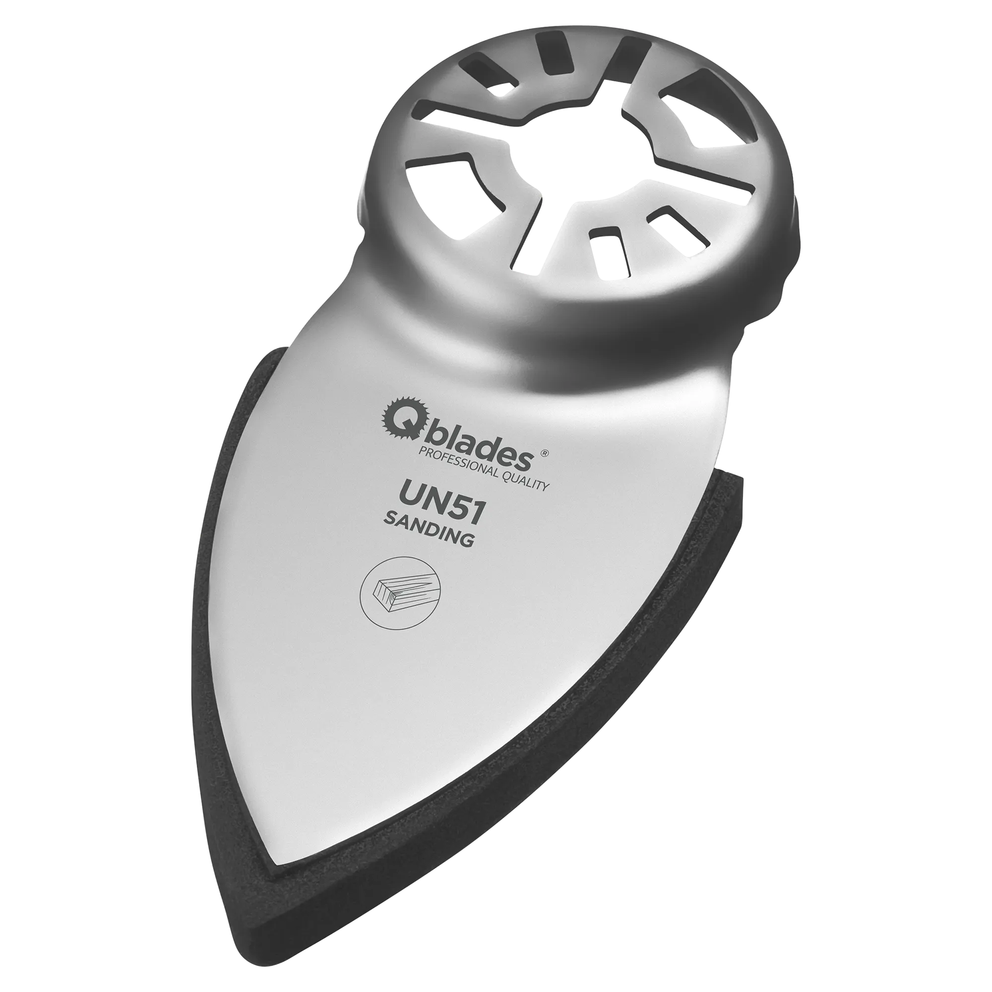 Qblades - UN51 | Schuurvoet vingervorm | 2 stuks